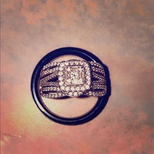 Zales engagement ring w/ enhancer